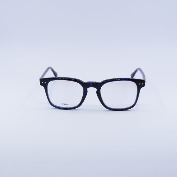 Fred FG50006I 092 Eyeglasses Blue Havana 50mm Square Frame - Picture 3 of 9